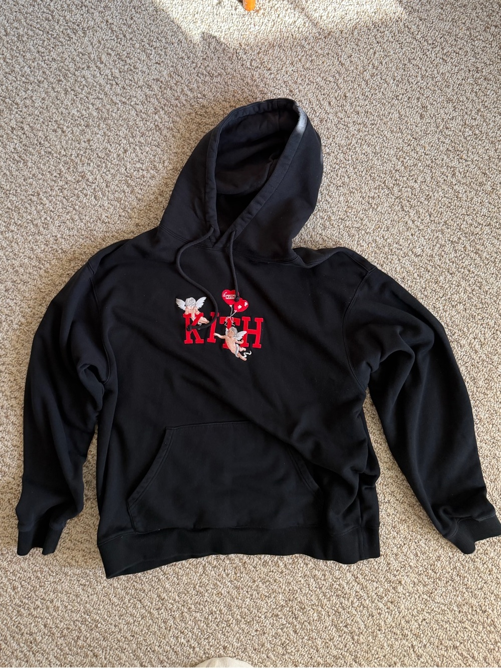 Kith Valentines Day Hoodie color Black size XL